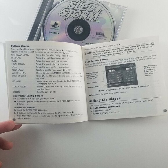 SLED STORM for Sony PlayStation, PS1 Complete w/ Manual - Picture 4 of 11